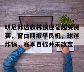 明尼苏达森林狼迎葡超关键赛，窗口期扳平良机，球迷炸锅，赛季目标并未改变的简单介绍-爱游戏体育